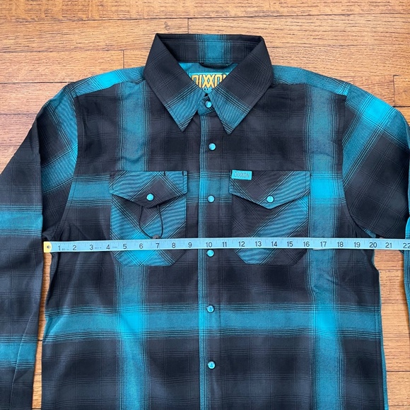 NWOT DIXXON FLANNEL THE CRUSHER MEN'S PEARL SNAP SHIRT SZ S Limited Edition Rare - Picture 6 of 9